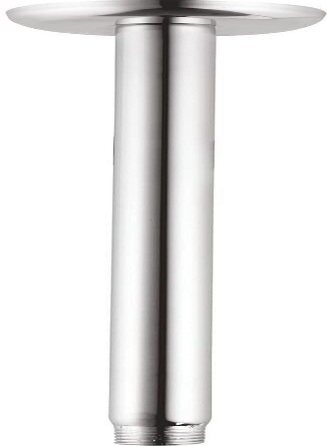 ذراع دش سقف دائري من تابسا SS-304 مقاس 24 بوصة | قضيب دش (عبوة من قطعة واحدة) ذراع دش علوي مع شفة جدارية، تشطيب كروم، مناسب لحنفيات التحويل والخلاط الجداري